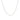 14k White Gold Round Cable Link Chain 1.1mm