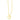 14k Yellow Gold High Polish The Invisible Paperclip Clasp Necklace