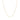 14k Yellow Gold Oval Cable Link Chain 0.6mm