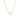 14k Yellow Gold Chain Necklace with Polished Knot