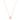 14k Rose Gold High Polish Scribbles Heart Necklace