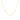 14k Yellow Gold Round Cable Link Chain 1.1mm