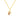 14k Yellow Gold Childrens Necklace with Enameled Unicorn Pendant