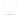 14k Yellow Gold Thin Textured Bar Necklace