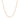 14k Rose Gold Diamond Cut Cable Link Chain 1.3mm