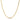 14k Yellow Gold Round Pave Franco Chain (4.00 mm)