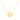 14K Yellow Gold Sunburst Necklace