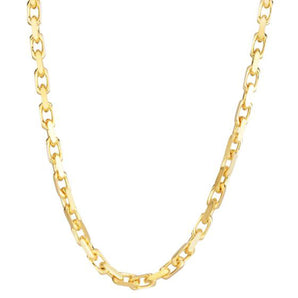 14k Yellow Gold French Cable Link Chain (4.80 mm)