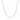 14k White Gold Wire Paperclip Chain (2.7mm)