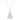 Clear Christmas Tree Drop Necklace