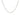 Sterling Silver Rhodium Plated Cable Chain (1.50 mm)