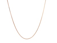 10k Rose Gold Classic Box Chain 0.45mm