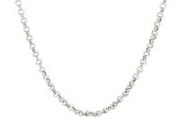 14k White Gold Rolo Chain (2.50 mm)