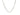 Sterling Silver Rhodium Plated Wheat Chain (1.50 mm)