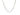 Sterling Silver Rhodium Plated Wheat Chain 1.5mm