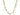 14K Yellow Gold Solid Pave Figaro Chain (7.00 mm)
