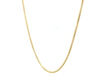 14k Yellow Gold Round Box Chain (1.30 mm)