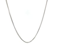 14k White Gold Franco Chain (1.20 mm)