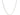 Sterling Silver 1.4mm Diamond Cut Rope Style Chain