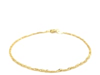 10k Yellow Gold Singapore Bracelet (1.50 mm)