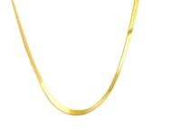 Imperial Herringbone Chain in 10k Yellow Gold (3.80 mm)