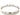 Classic Floral Carved Bangle in 14k White Gold (8.00 mm)