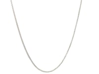 10k White Gold Wheat Chain 1.0mm (1.00 mm)