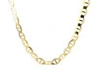 10k Yellow Gold Mariner Link Chain (5.10 mm)