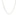 14k White Gold Diamond Cut Round Wheat Chain (1.00 mm)