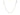 14K White Gold Delicate Paperclip Chain (2.10 mm)