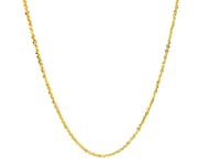 14k Yellow Gold Sparkle Chain (1.10 mm)