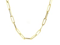 10K Yellow Gold Lite Paperclip Chain (4.2mm)