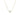 14k Yellow Gold 17 inch Necklace with Round Blue Topaz