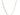 Sterling Silver Rhodium Plated Wheat Chain (1.30 mm)