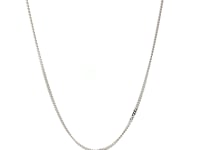 10k White Gold Gourmette Chain  (1.40 mm)