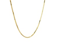 14k Yellow Gold Classic Box Chain (1.10 mm)