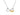 Sterling Silver Two Toned Mom Necklace with Cubic Zirconias