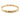 14k Yellow Gold Domed Bangle with a Weave Motif