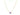 14k Yellow Gold 17 inch Necklace with Round Amethyst