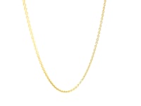 14k Yellow Gold Round Cable Link Chain (1.10 mm)