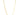 14k Yellow Gold Diamond Cut Cable Link Chain 1.5mm