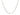 14k White Gold Singapore Chain (1.80 mm)