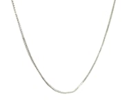 14k White Gold Adjustable Franco Chain (1.00 mm)