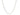 14k White Gold Light Rope Chain (1.50 mm)