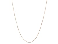 14k Yellow Gold Diamond Cut Cable Link Chain (0.68 mm)