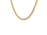 3.5mm 14k Yellow Gold Braided Chain