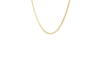 14k Yellow Gold Diamond Cut Round Wheat Chain (1.00 mm)