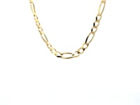 14k Yellow Gold Solid Figaro Chain (4.50 mm)