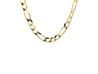 14k Yellow Gold Solid Figaro Chain (6.00 mm)