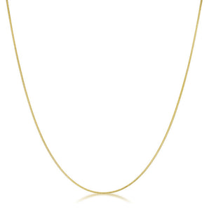 18 Inch Golden Snake Chain